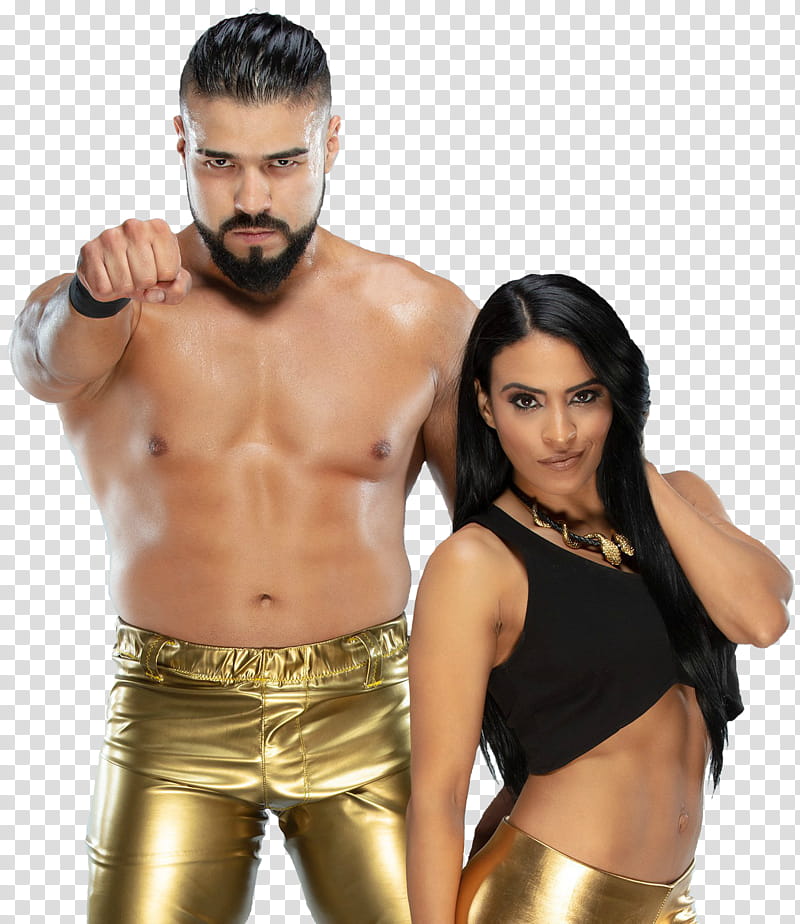 Andrade Cien Almas and Zelina Vega UNRELEASED transparent background PNG clipart