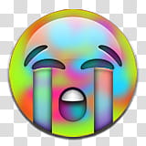 Emojis Editados, cry emoji illustration transparent background PNG clipart