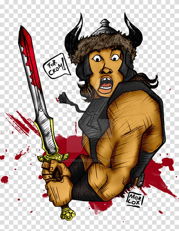 Conan For Crom! transparent background PNG clipart