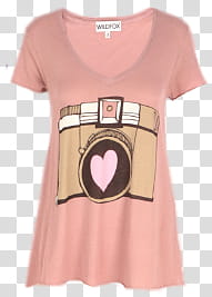 T shirt Set , women's pink V-neck T-shirt transparent background PNG clipart