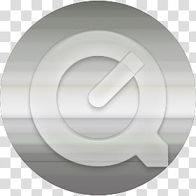 Aluminium Icon Set, Quicktime Aluminium, round grey Quicktime player art transparent background PNG clipart
