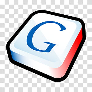 D Cartoon Icons II, Google, Google button transparent background PNG clipart