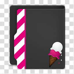 black and pink ice cream icon transparent background PNG clipart