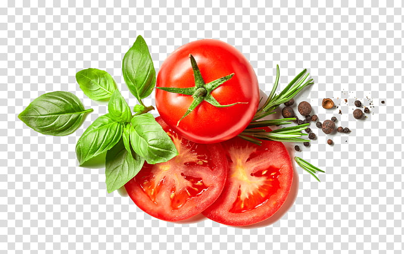 Tomato, Herb, Spice, Basil, Food, Vegetable, Toast, Condiment transparent background PNG clipart