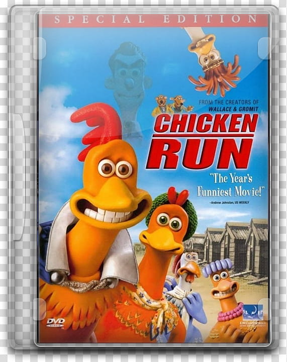DVD Movie Case Icons, Chicken Run transparent background PNG clipart