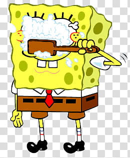 Bob Esponja S, Spongebob character transparent background PNG clipart