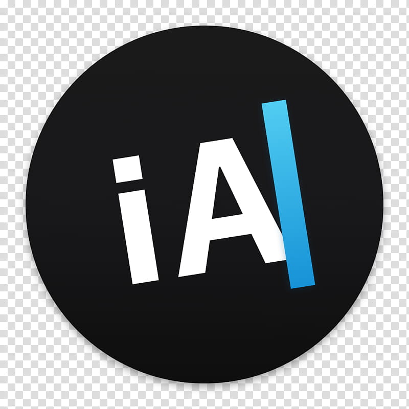 iA Writer for macOS, iA Writer Dark transparent background PNG clipart