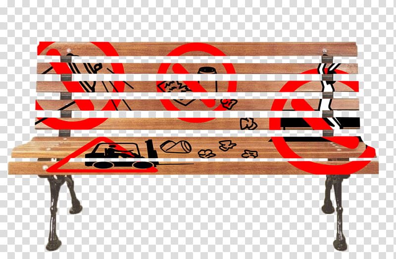 Wood Table, Garden Furniture, Bench, Line transparent background PNG clipart