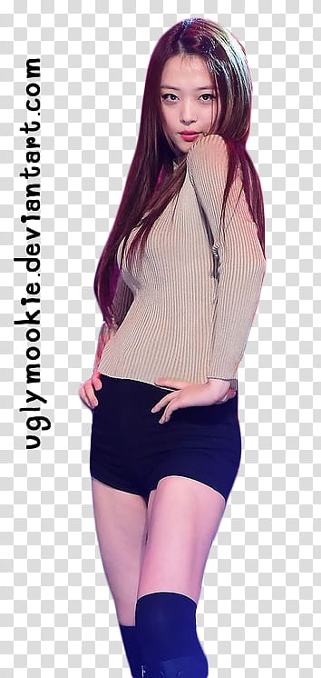 F x Sulli transparent background PNG clipart