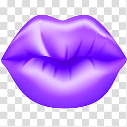 Morados, purple lips transparent background PNG clipart