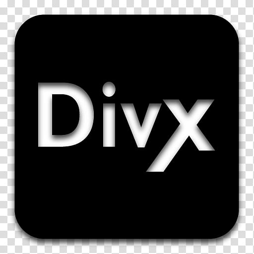 Black n White, DivX tile icon transparent background PNG clipart