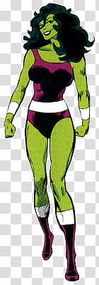 Classic She-Hulk Render transparent background PNG clipart