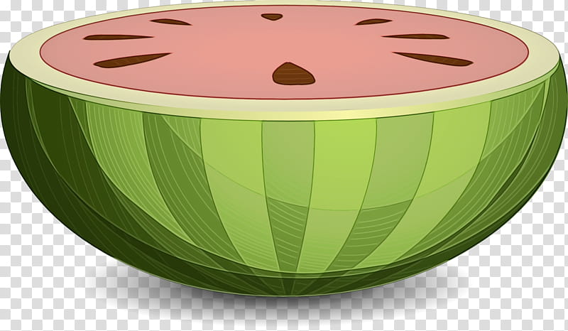 Watermelon, Ceramic, Tableware, Green, Pink, Bowl, Plant, Fruit transparent background PNG clipart