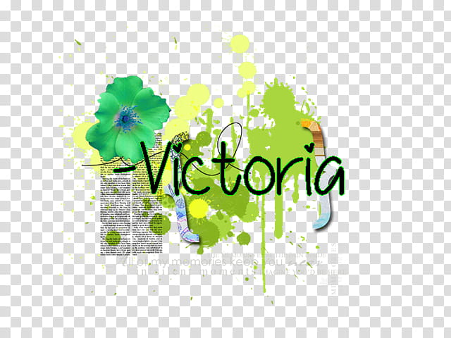 Firma Para Victoria Patricia transparent background PNG clipart