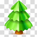green Christmas tree transparent background PNG clipart