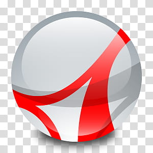 Orb Icons Pack, Adobe Acrobat Reader transparent background PNG clipart