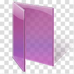 Vista Style RTM Pink Icon, Glass Empty Folder transparent background PNG clipart