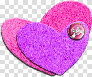 So Cute , pink and purple heart illustrations transparent background PNG clipart thumbnail