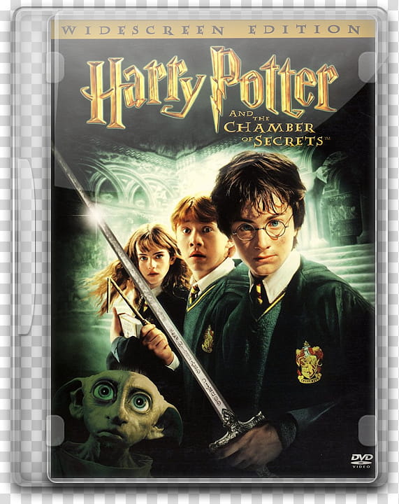 DVD Movie Case Icons, Harry Potter () and the Chamber of Secrets transparent background PNG clipart