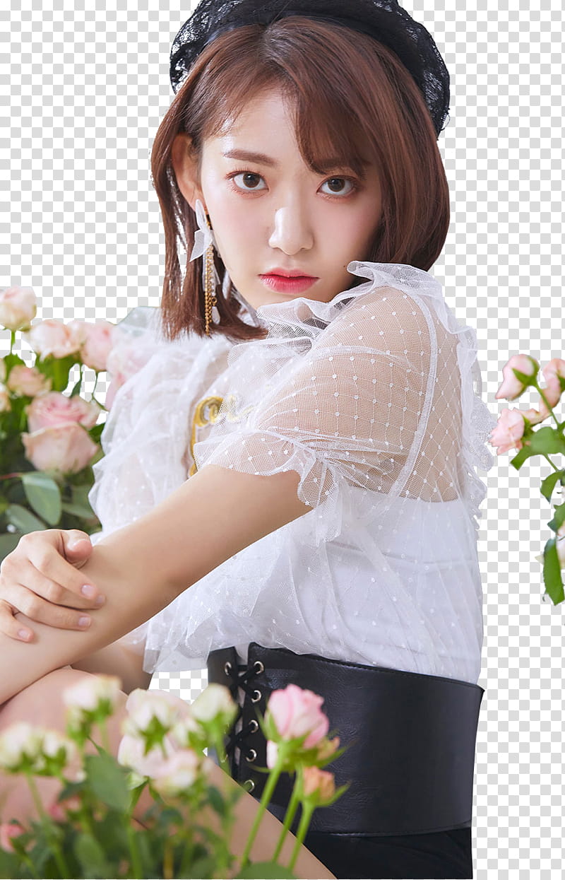 Sakura HKT IZONE render transparent background PNG clipart