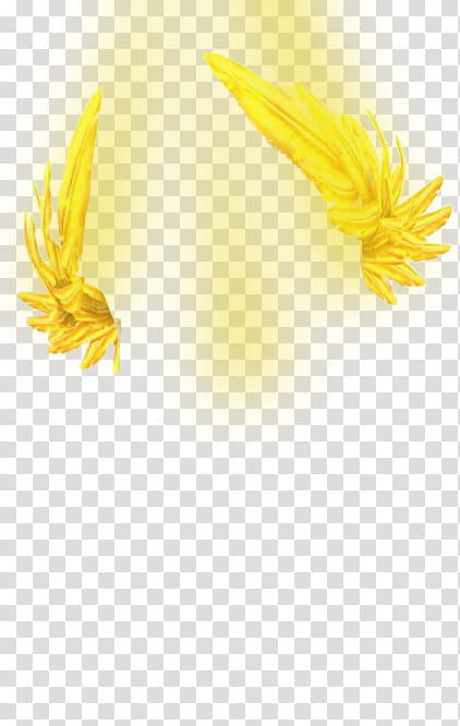 Snapchat Filters Part , two yellow wings transparent background PNG clipart