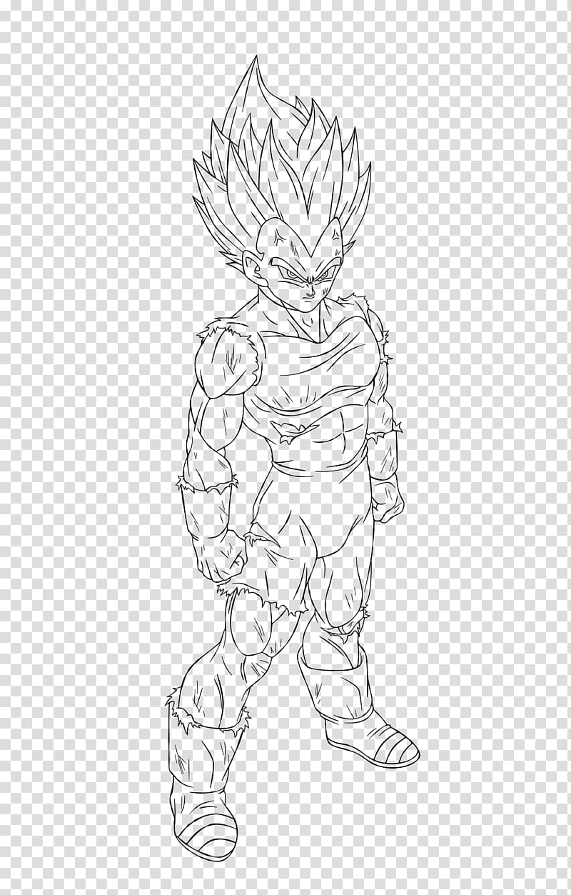 Vegeta Ssj God transparent background PNG clipart