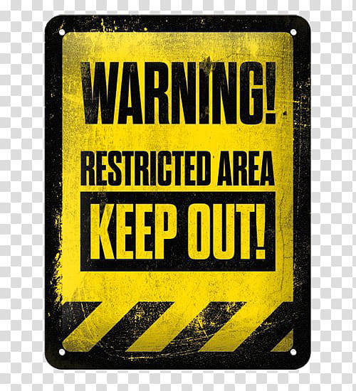 KEEP OUT SIGNS transparent background PNG clipart
