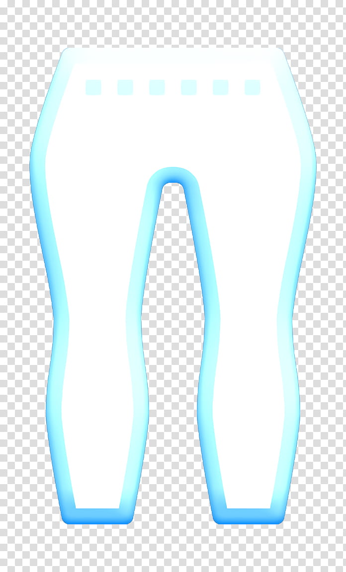 Yoga pants icon Clothes icon Leggings icon, Aqua, Turquoise, Material Property, Number, Logo, Symbol transparent background PNG clipart