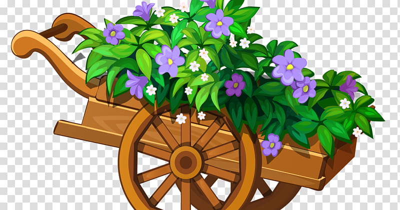 Wheelbarrow, Flower Garden, Gardening, Garden Tool, Flowerpot, Horticulture, Gardener, Roof Garden transparent background PNG clipart