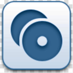 Albook extended blue , white and blue CD logo illustration transparent background PNG clipart