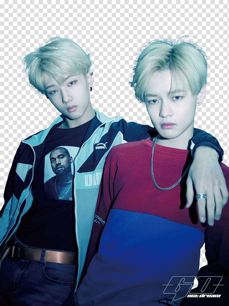 NCT DREAM GO, man wrap his arms around another man's shoulder transparent background PNG clipart