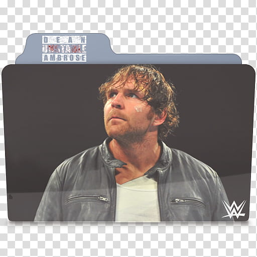 WWE Dean Ambrose Folder Icon transparent background PNG clipart