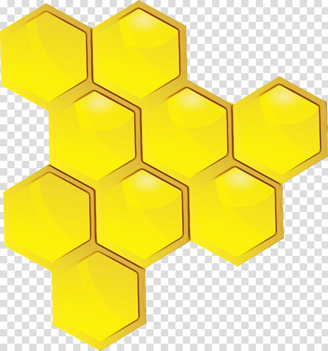 Hexagon, Watercolor, Paint, Wet Ink, Honeycomb, Bee, Beehive, Queen Bee transparent background PNG clipart