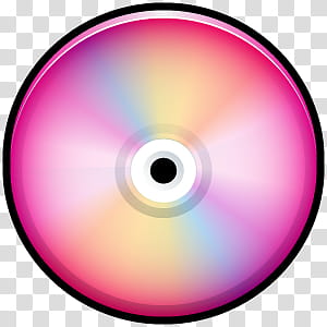 CD Icons, CD Colored Pink transparent background PNG clipart