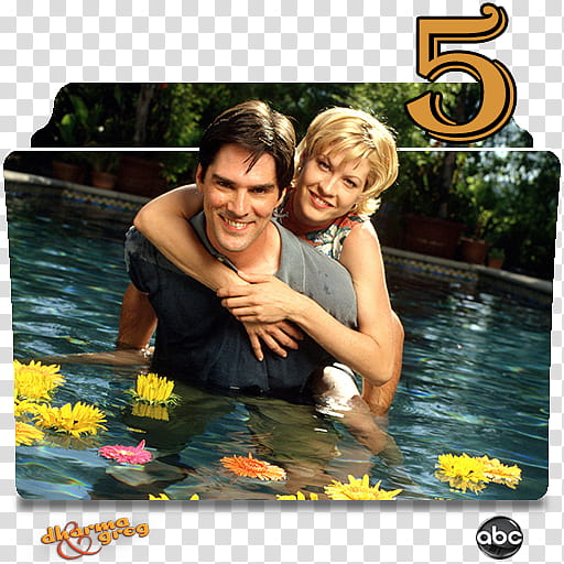 Dharma and Greg series and season folder icons, Dharma and Greg S ( transparent background PNG clipart