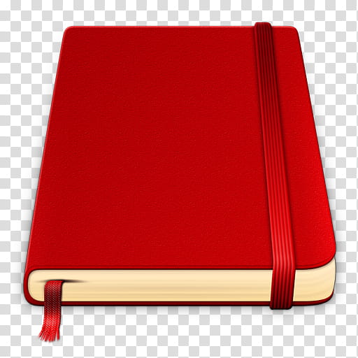 Red Moleskine Icons, moleskine pure  transparent background PNG clipart