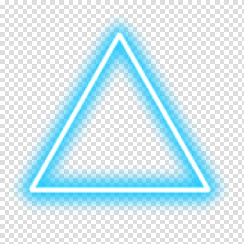Neon Triangle, Editing, Neon Sign, Sticker, Drawing, Blue, Azure, Line transparent background PNG clipart