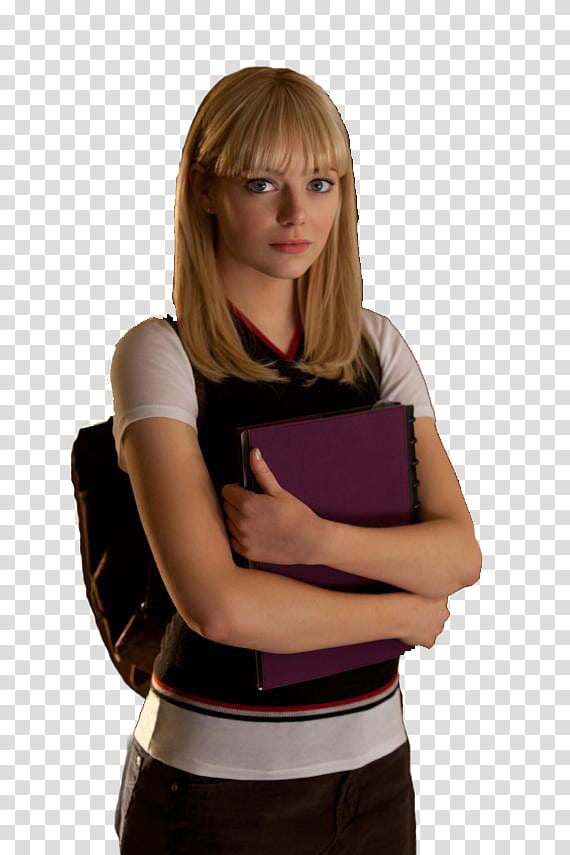 Emma Stone Gwen Stacy transparent background PNG clipart