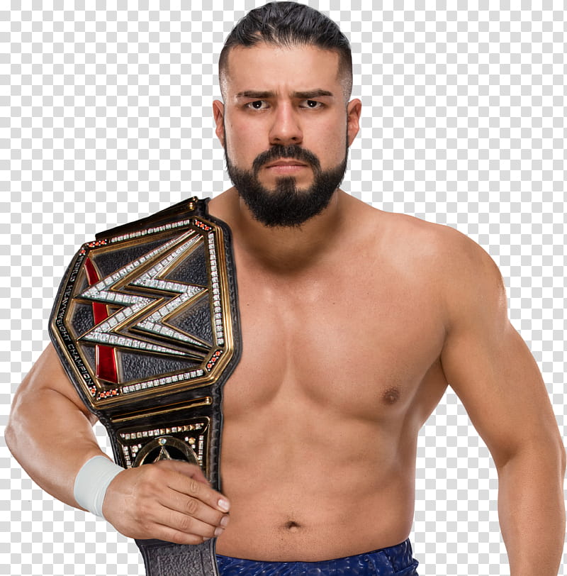 Andrade Cien Almas WWE Champion  transparent background PNG clipart