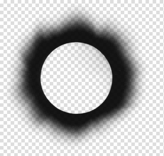 round black and white hole transparent background PNG clipart