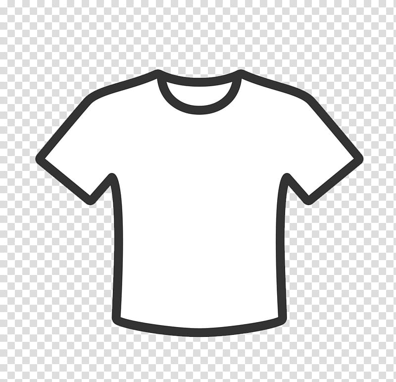 Drawing White, Fotolia, Tshirt, Clothing, Sleeve, Black, Top, Line transparent background PNG clipart