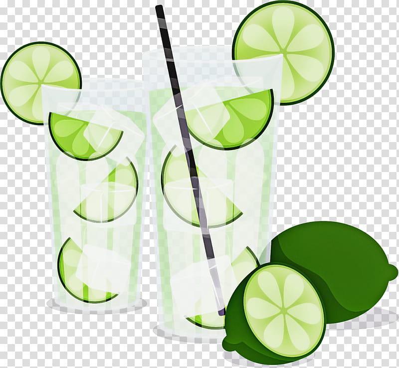 lime key lime lemon-lime green highball glass, Lemonlime, Drink, Cocktail Garnish, Lime Juice, Limonana, Citrus transparent background PNG clipart