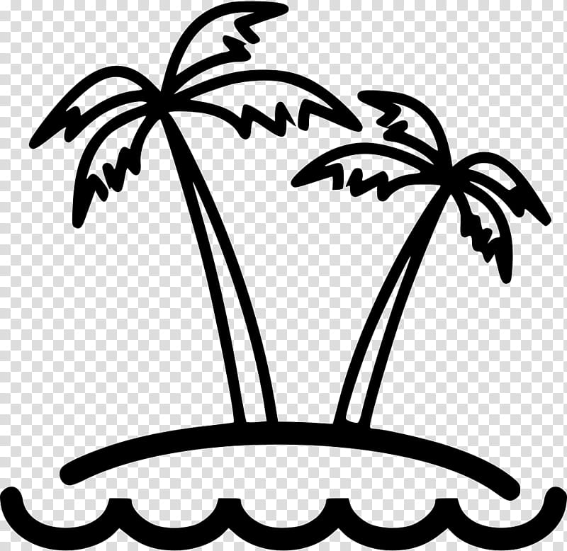 island clip art black and white