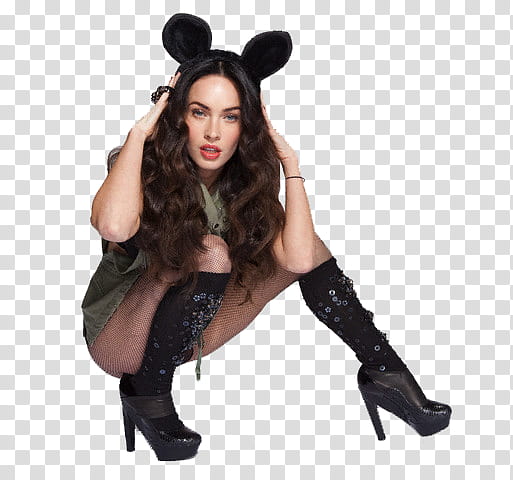 Megan Fox transparent background PNG clipart