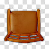 RedThorn Tavern Furnishings Art, brown leather padded chair transparent background PNG clipart