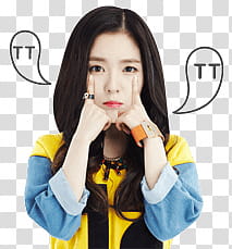 Red Velvet irene kakao talk emoji, Red Velvet Irene transparent background PNG clipart