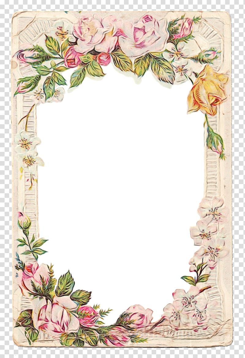 frame design flower clipart