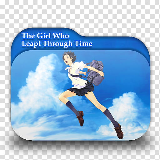 Movie Folder Icon Pack  by Knives, The Girl Who Leapt Through Time  transparent background PNG clipart