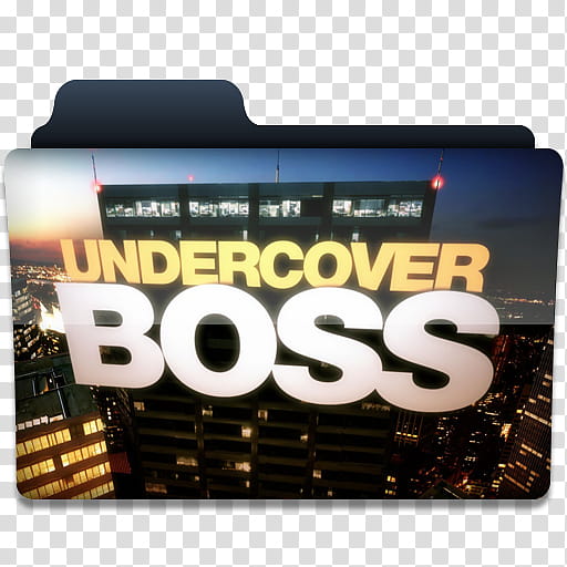 Windows TV Series Folders U V, Undercover Boss transparent background PNG clipart