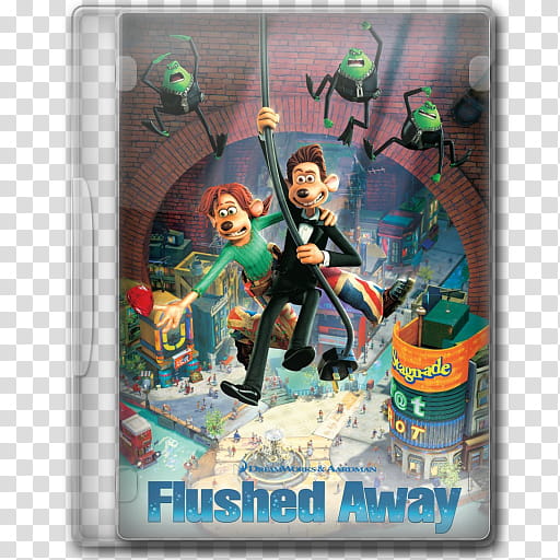 the BIG Movie Icon Collection F, Flushed Away transparent background PNG clipart